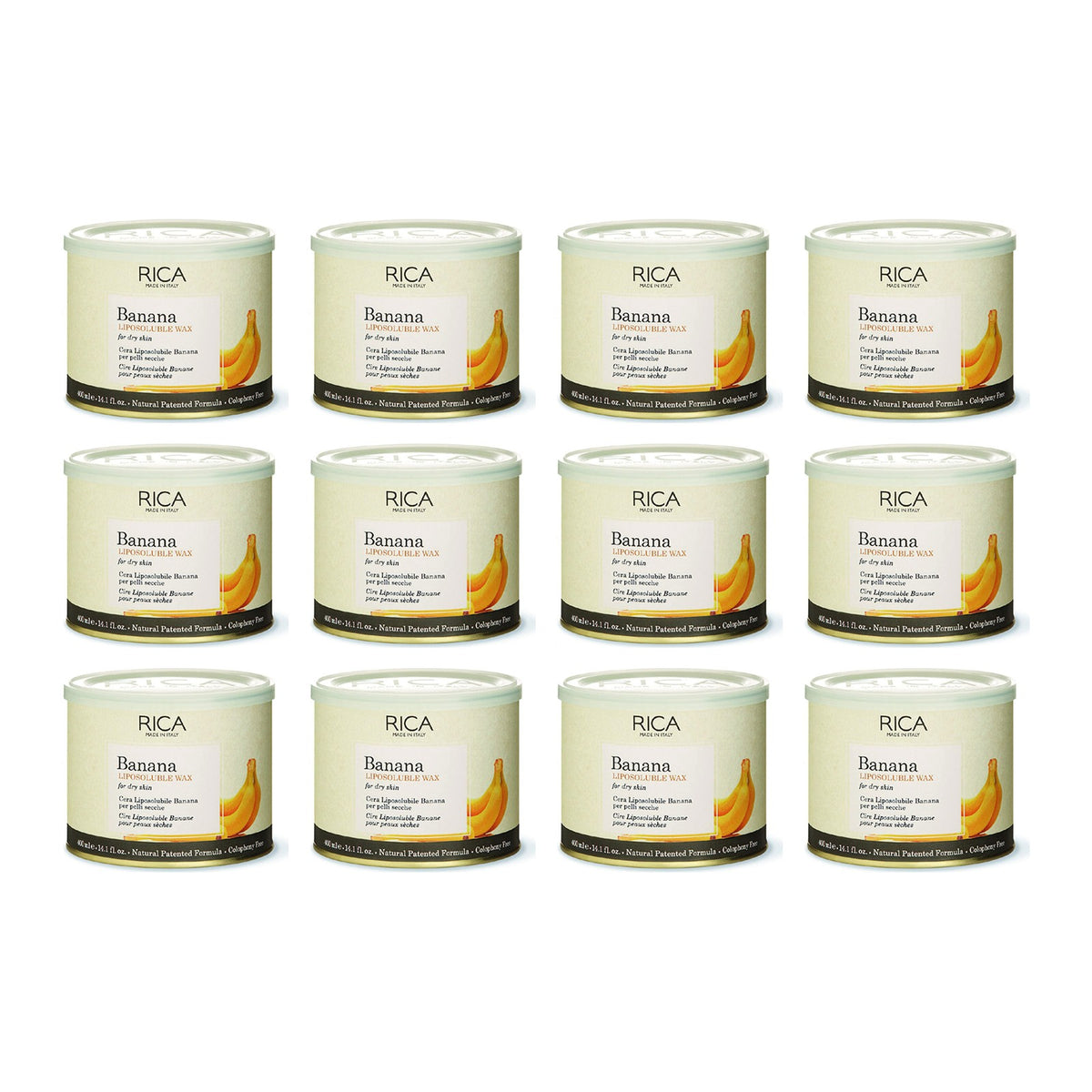 RICA CERETTA LIPOSOLUBILE BANANA 400 ML - CONF. 12 PZ