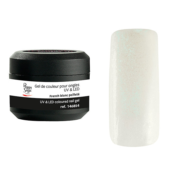 PEGGY SAGE GEL UV&LED COLORATO PER UNGHIE FRENCH BLANC 5G - Tre Pi Profumerie