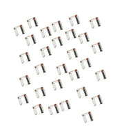 PEGGY SAGE 28 STRASS PER UNGHIE QUADRATO ARGENTO 2 MM - Tre Pi Profumerie