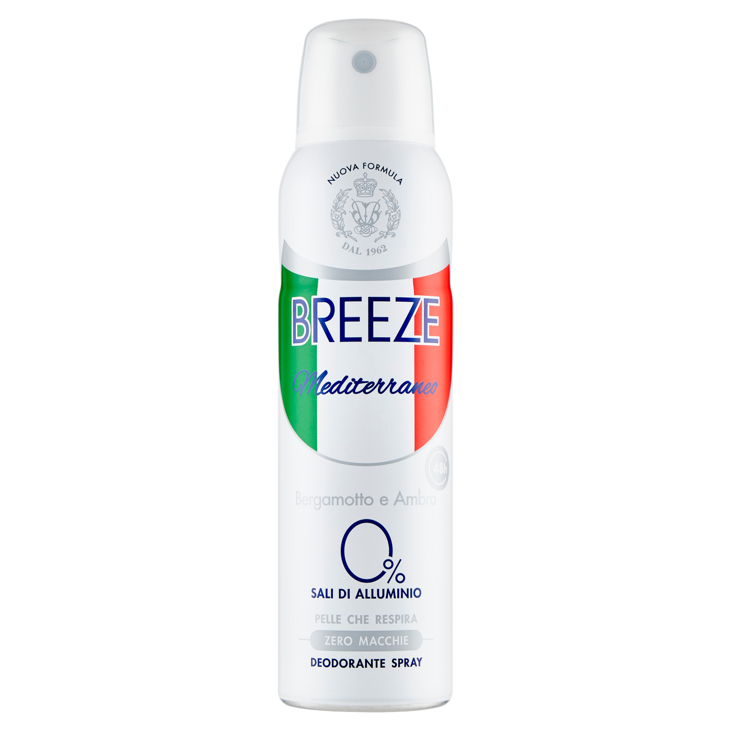 BREEZE DEODORANTE NEW SPRAY MEDITERRANEO 150 ML                 