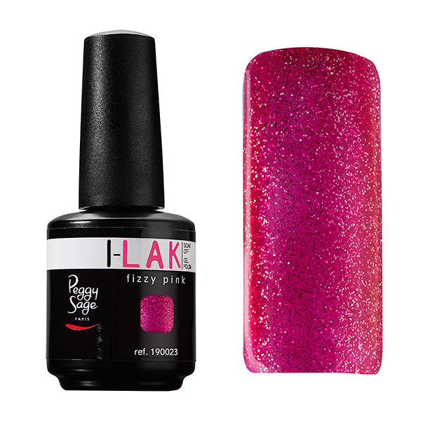PEGGY SAGE SOAK OFF GEL POLISH I-LAK FIZZY PINK - 15ML - Tre Pi Profumerie