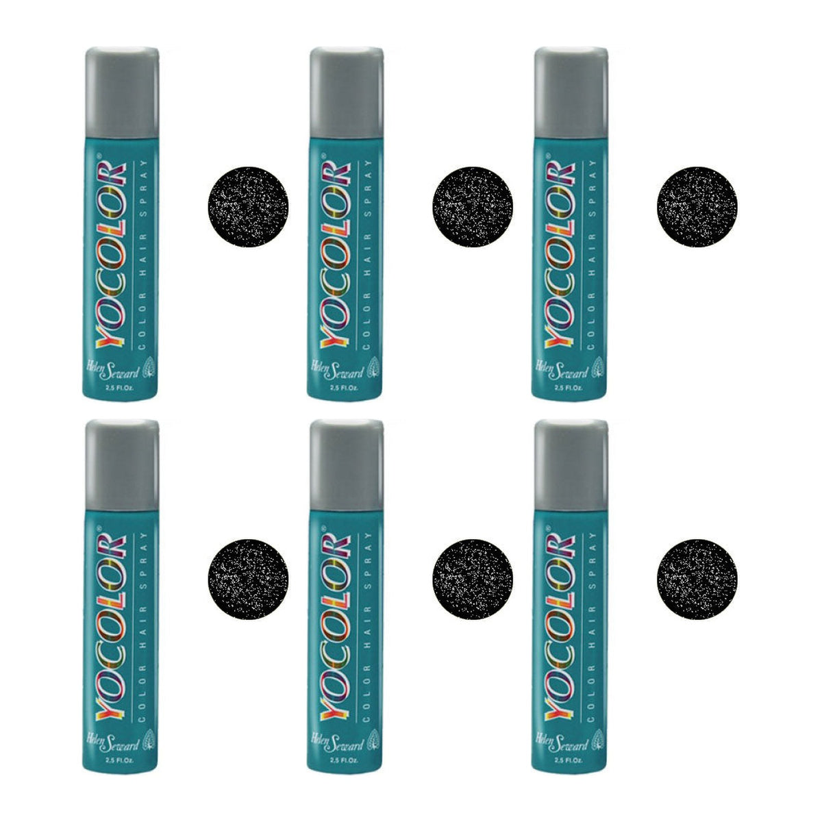HELEN SEWARD YOCOLOR COLOR SPRAY GLITTER ARGENTO 75 - CONF. 6 PZ
