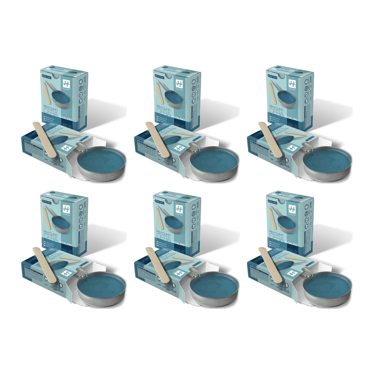 HOLIDAY PENTOLINO CERA A CALDO BLU - CONF. 6 PZ