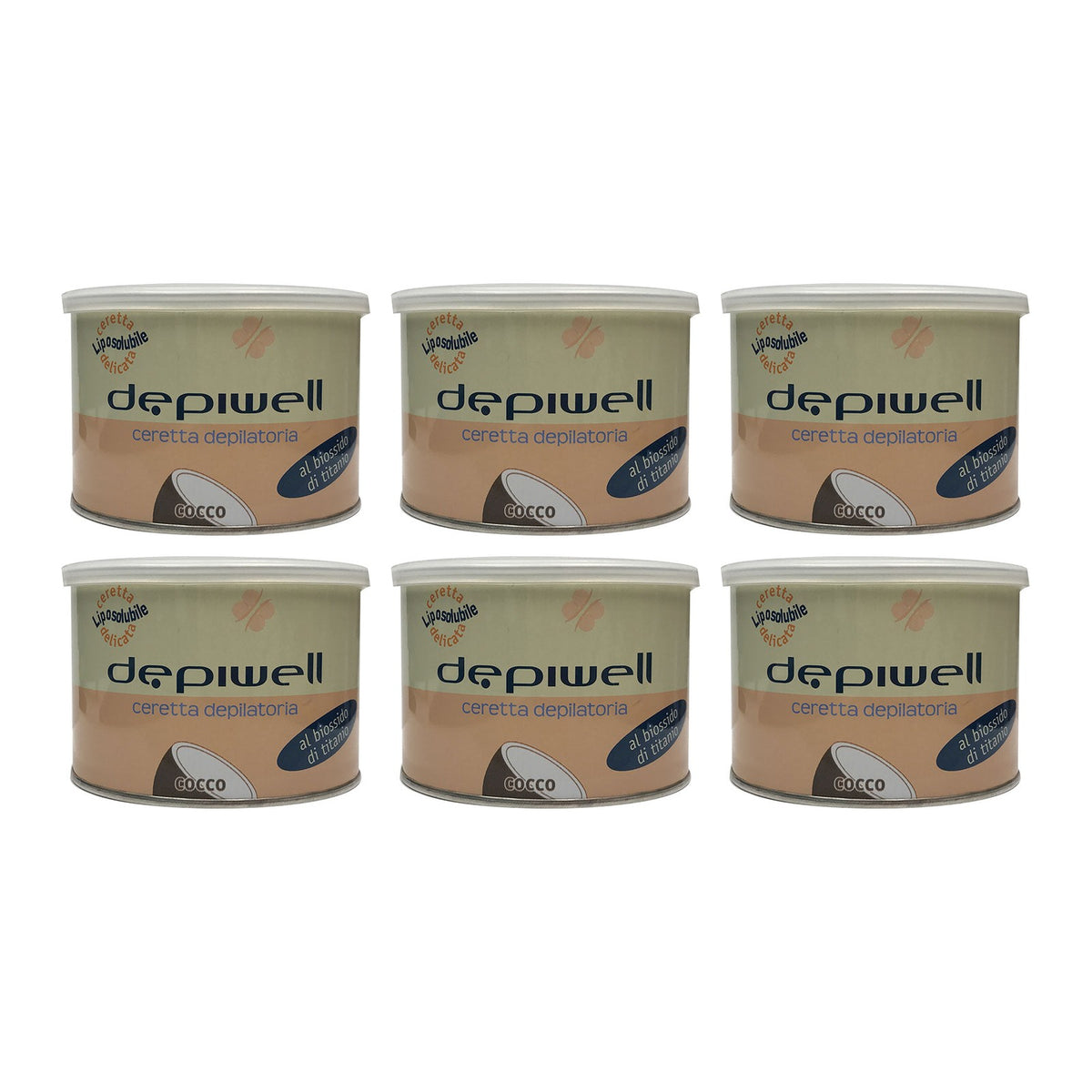 DEPIWELL CERETTA BIOSSIDO DI TITANIO COCCO LIPOSOLU - CONF. 6 PZ