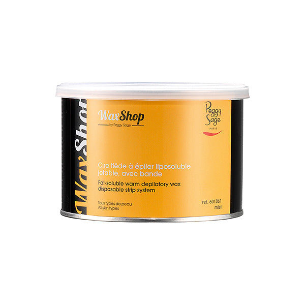 PEGGY SAGE CERA DEPILATORIA LIPOSOLUBILE TIEPIDA 400ML MIEL - Tre Pi Profumerie