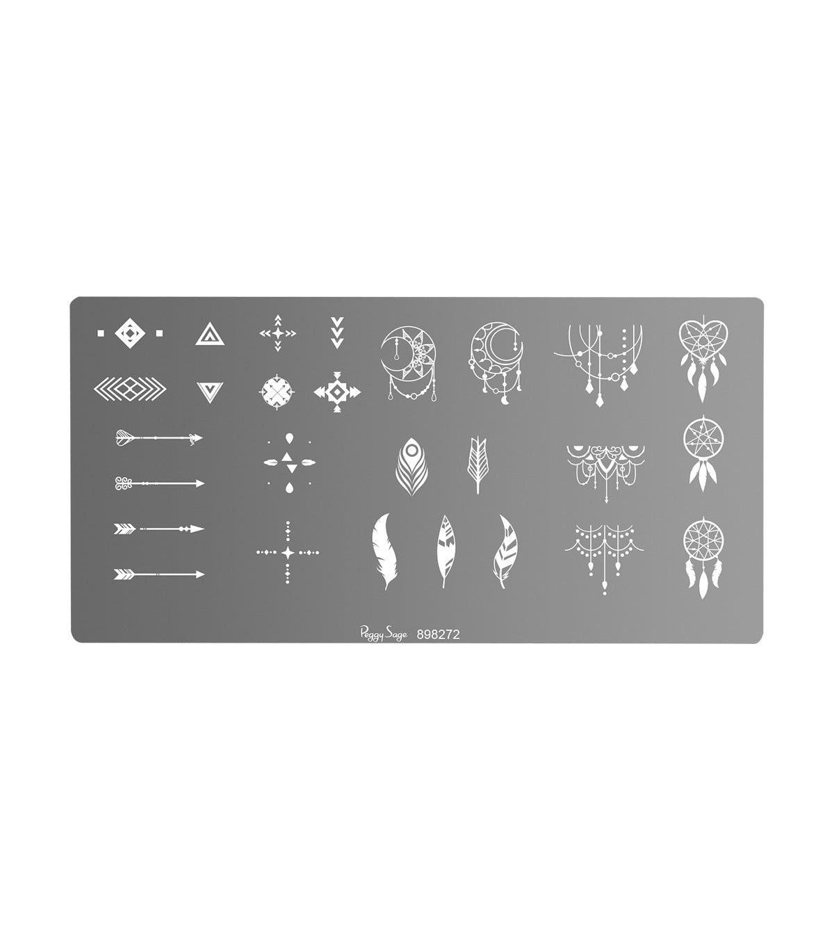 PEGGY SAGE TAVOLA DI STAMPING NAIL ART ETHNIC - Tre Pi Profumerie