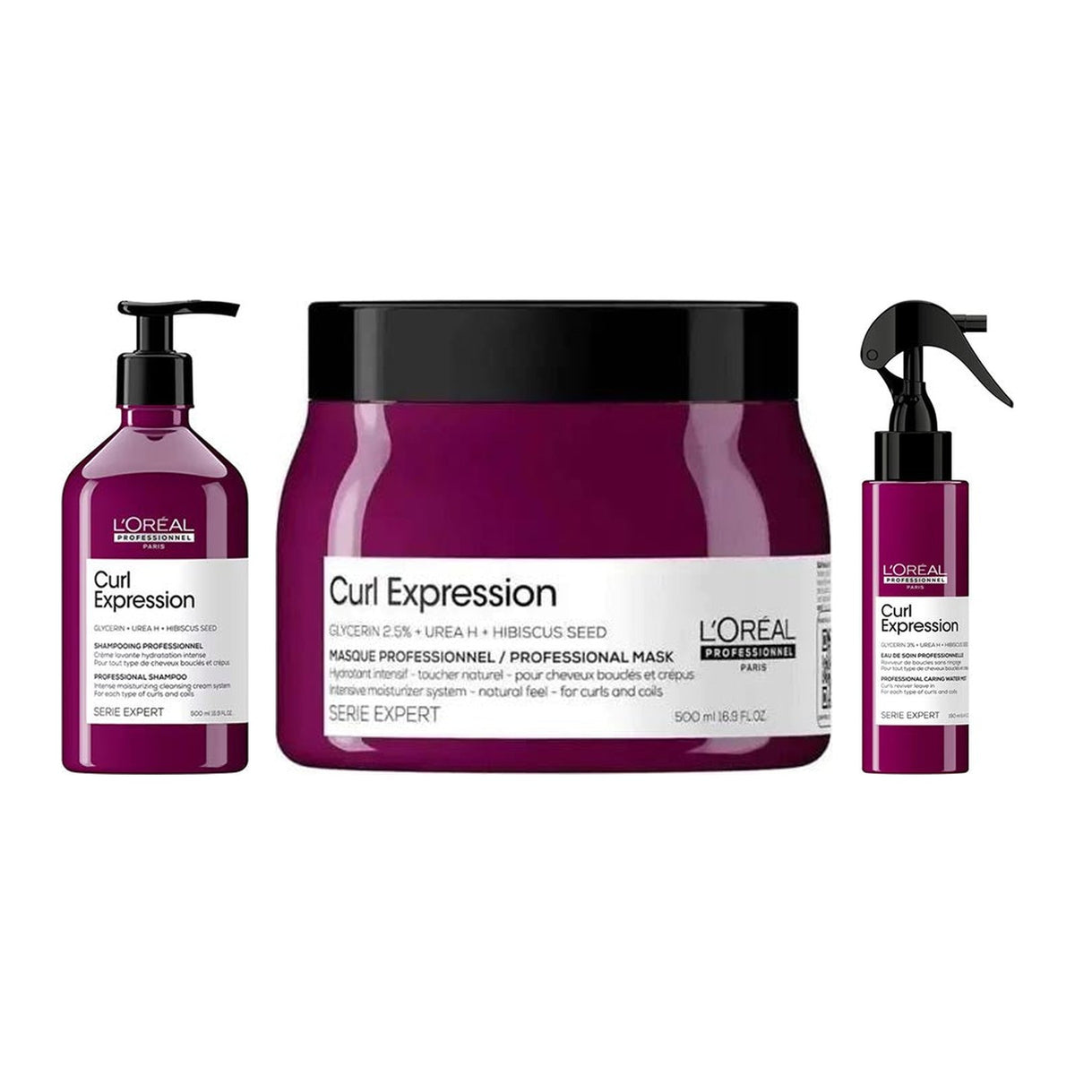 KIT L'OREAL PROFESSIONNEL SERIE EXPERT CU SHAMPOO+MASCHERA+SPRAY
