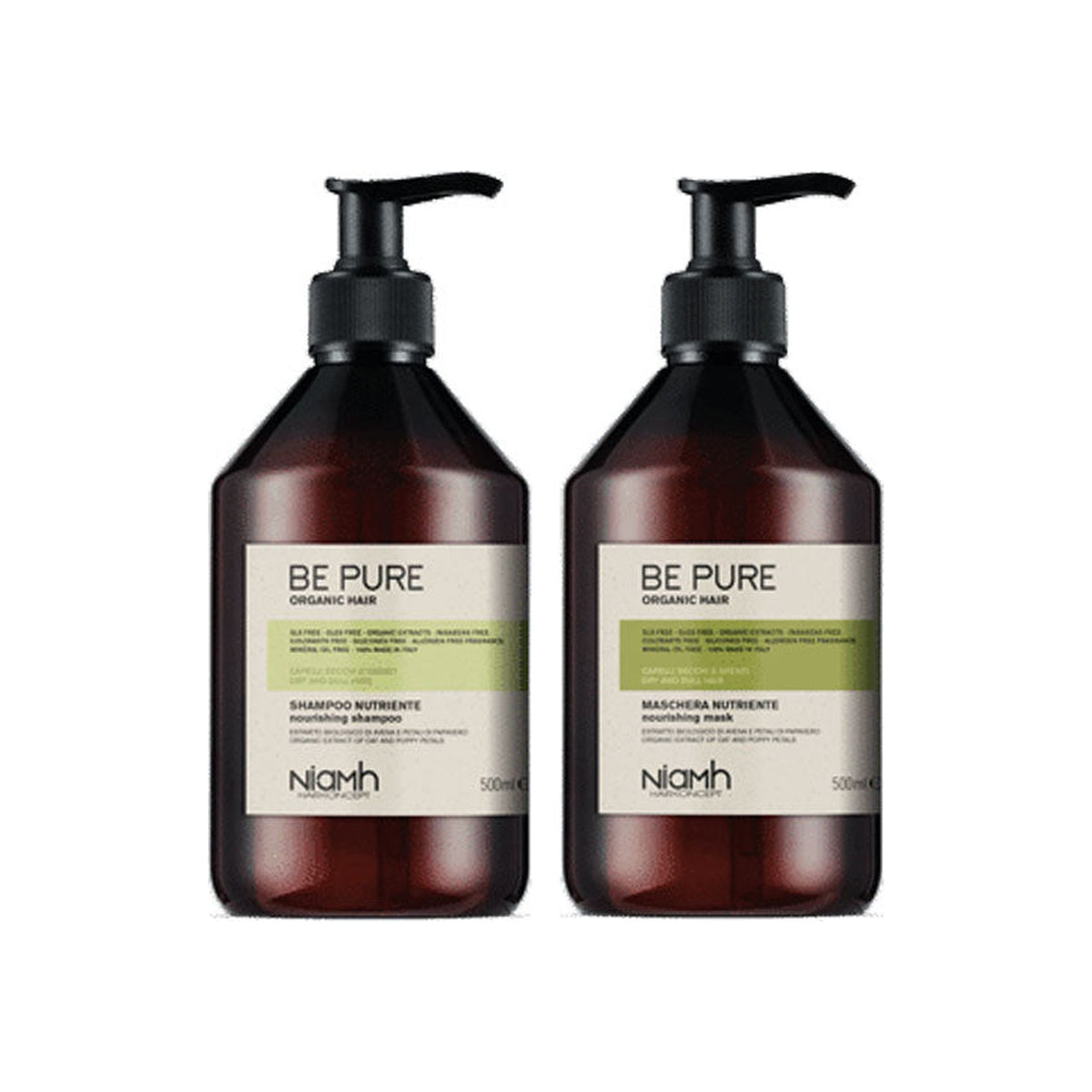 KIT NIAMH BE PURE NUTRIENTE SHAMPOO+MASCHERA
