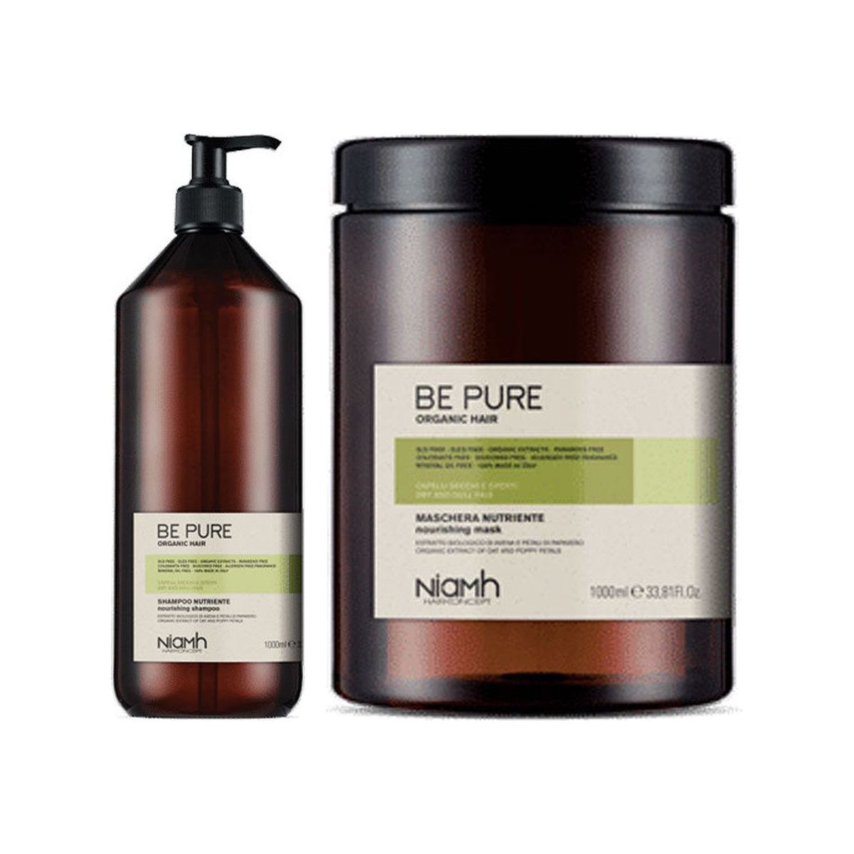 KIT NIAMH BE PURE NUTRIENTE SHAMPOO+MASCHERA