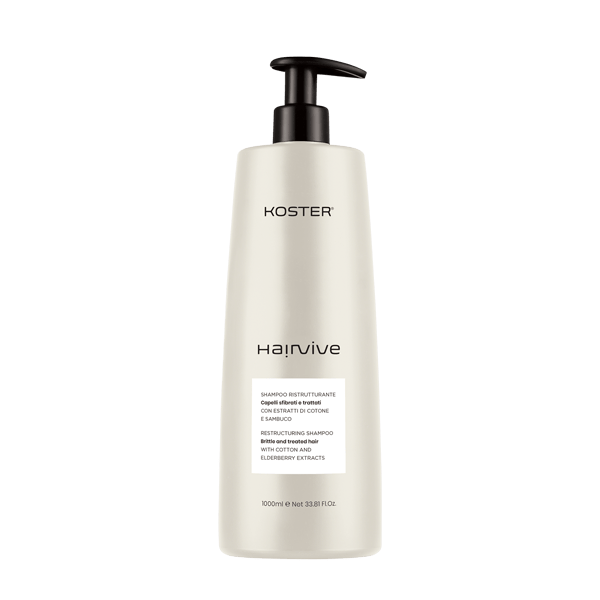 KOSTER HAIRVIVE SHAMPOO RISTRUTTURANTE CAPELLI SFIBRATI 1000 ML