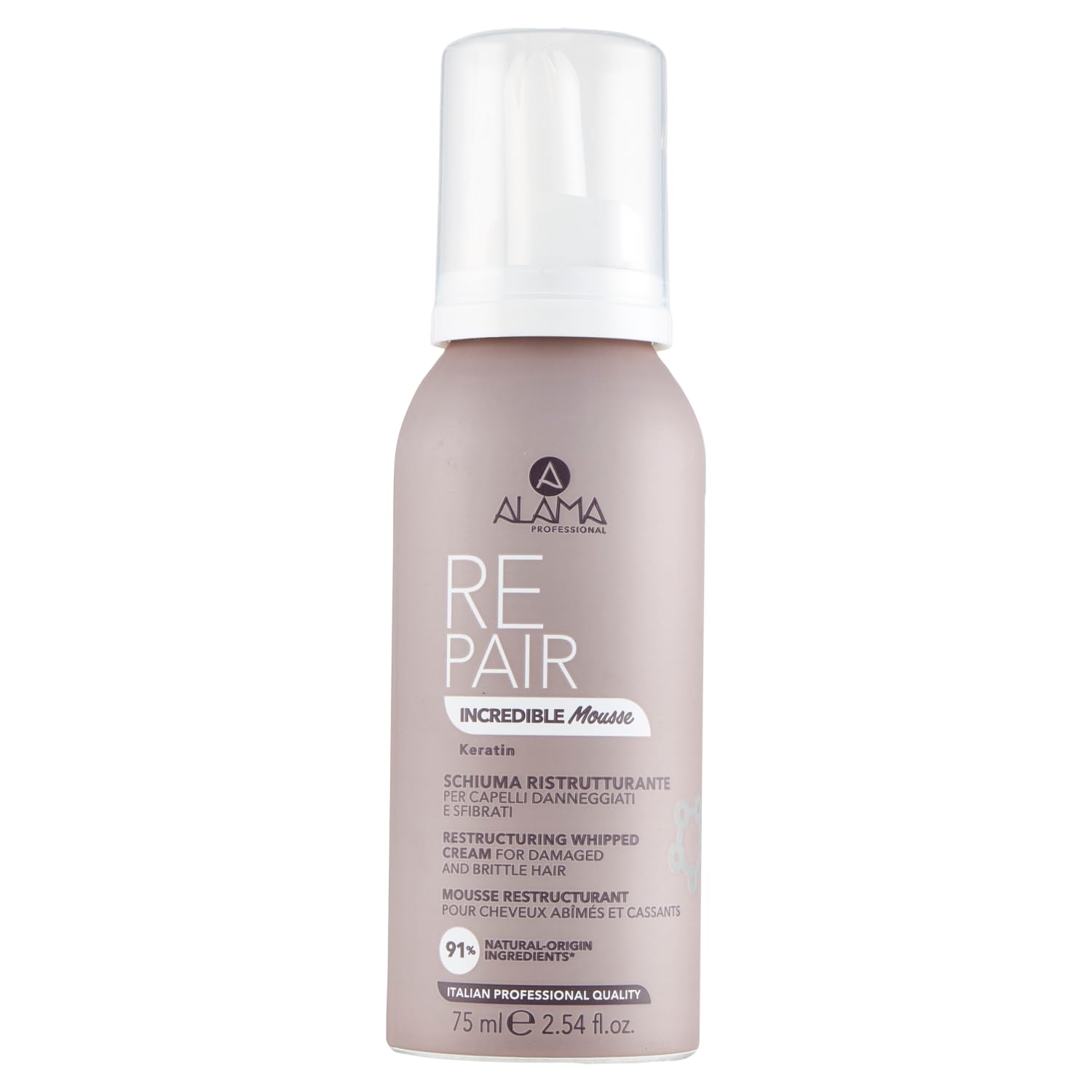 ALAMA REPAIR MOUSSE LEAVE-IN CAPELLI SFIBRATI 75 ML