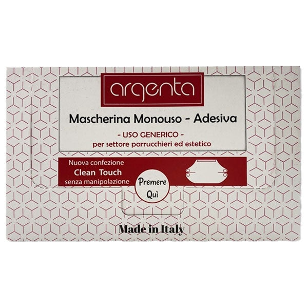 ARGENTA MASCHERINA MONOUSO ADESIVA 50 PEZZI - Tre Pi Profumerie