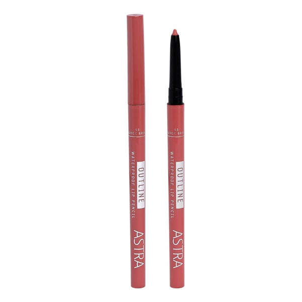 ASTRA MATITA LABBRA OUTLINE WATERPROOF QUICK BRICK 03 - Tre Pi Profumerie