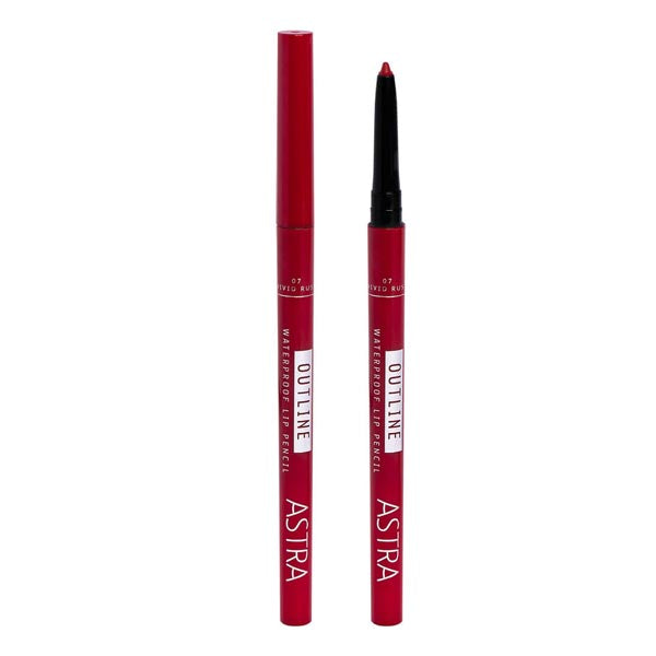 ASTRA MATITA LABBRA OUTLINE WATERPROOF VIVID RUST 07 - Tre Pi Profumerie
