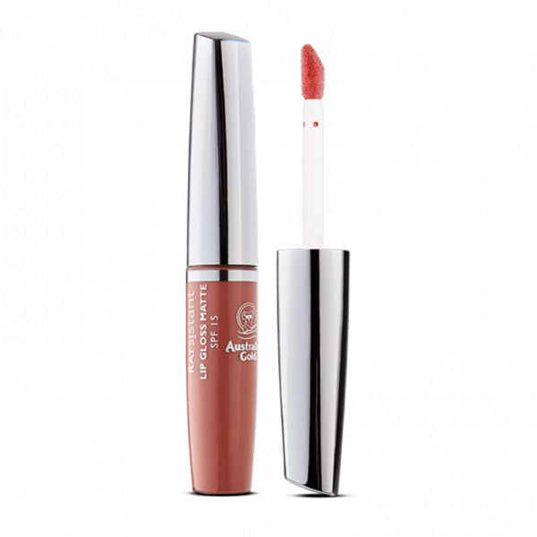 AUSTRALIAN GOLD RAYSISTANT LIP GLOSS MATTE SPF 15 MATTE NUDE - Tre Pi Profumerie