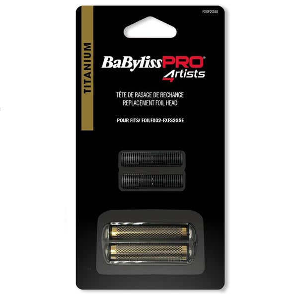BABYLISS PRO RICAMBIO TESTINA + LAMA SHAVER BLACK NERO - Tre Pi Profumerie