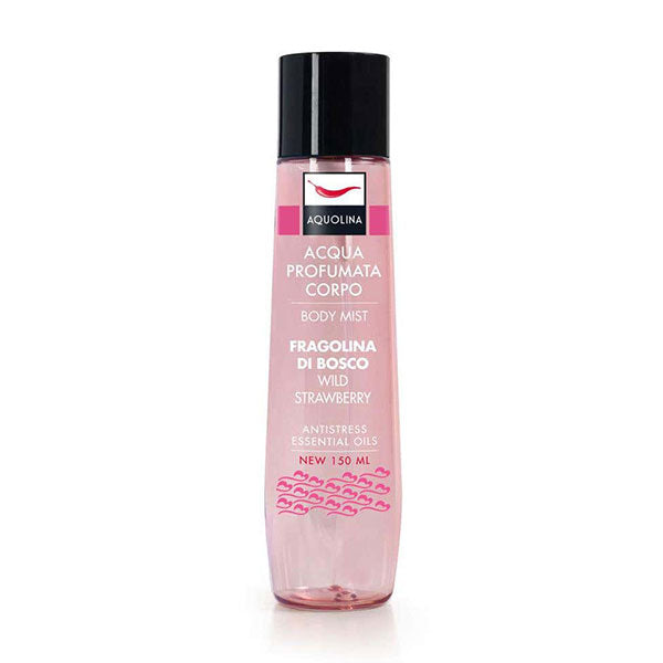 AQUOLINA ACQUA PROFUMATA CORPO FRAGOLINA DI BOSCO 150 ML - Tre Pi Profumerie