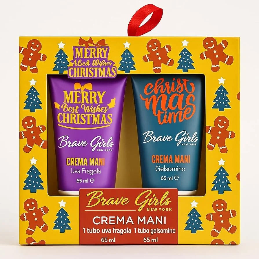 BRAVE GIRLS COFANETTO BORSA BAGNOSCHIUMA + SHAMPOO + CREMA CORPO