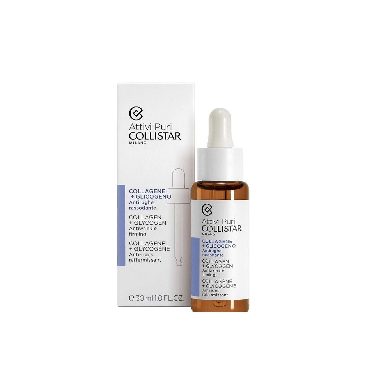 COLLISTAR COLLAGÈNE + GLYCOGÈNE GOUTTES RAFFERMISSANTES ANTI-RIDES 30 ML
