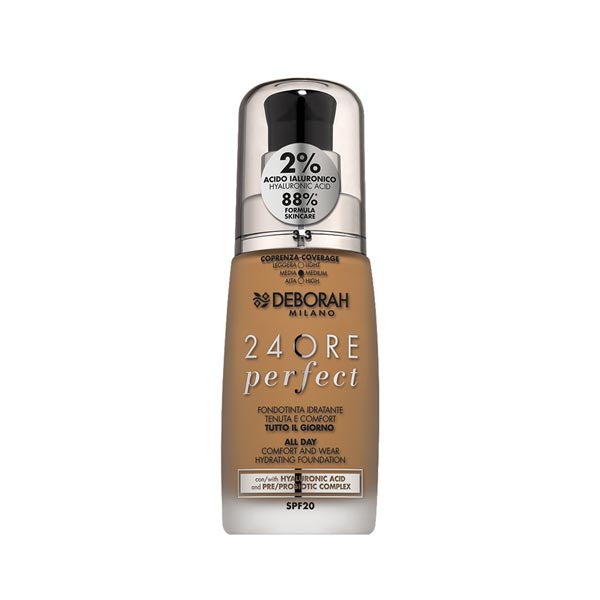 DEBORAH FONDOTINTA 24 ORE PERFECT ACIDO IALURONICO 3.3 - Tre Pi Profumerie