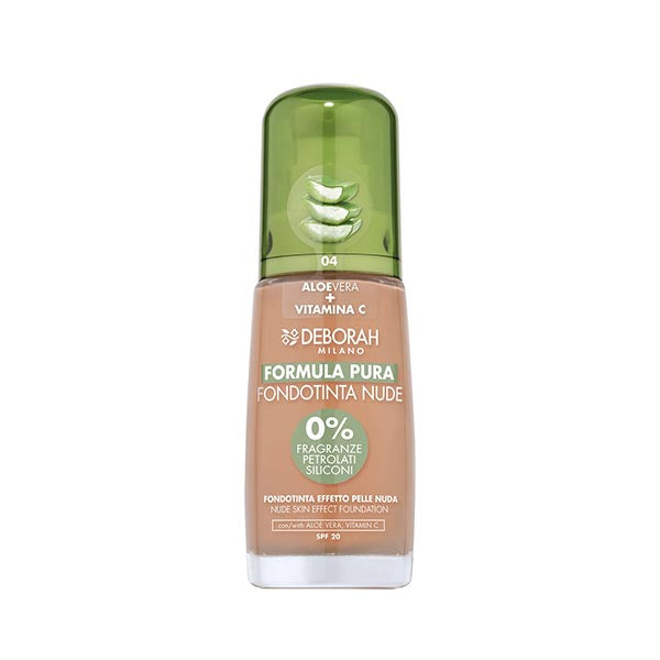 DEBORAH FONDOTINTA NUDEFORMULA PURA 04 - Tre Pi Profumerie