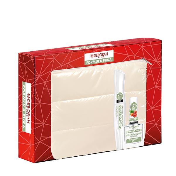 DEBORAH KIT POCHETTE FORMULA PURA MASCARA + SMALTO - Tre Pi Profumerie