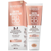 DEBORAH SKIN BOOSTER BBCREAM FONDOTINTA 5 IN 1 VITAMINA C 04 - Tre Pi Profumerie