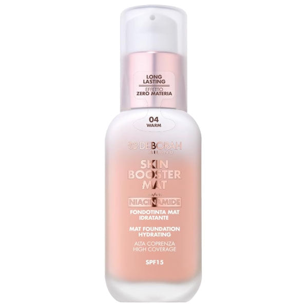 DEBORAH SKIN BOOSTER MAT FONDOTINTA IN SIERO 04 WARM - Tre Pi Profumerie