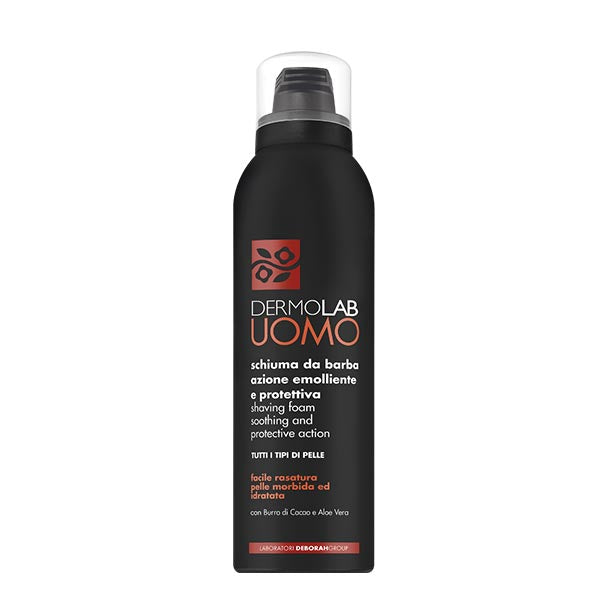 DERMOLAB UOMO SCHIUMA DA BARBA TUTTI I TIPI DI PELLE 200 ML - Tre Pi Profumerie
