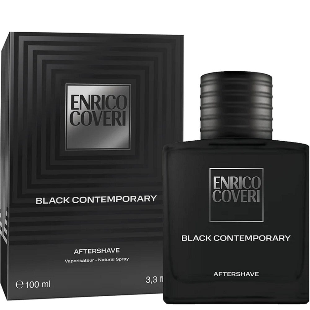 ENRICO COVERI BLACK CONTEMPORANY HOMME AFTERSHAVE 100 ML
