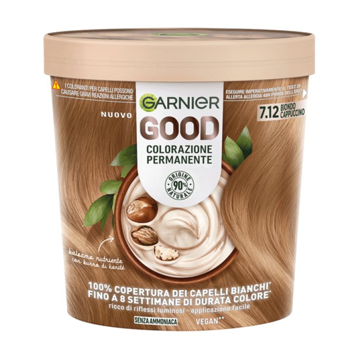 GARNIER GOOD PERMANENT COLOUR CAPPUCCINO BLONDE 7.12