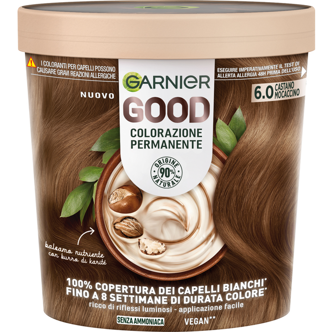 GARNIER GOOD PERMANENT COLOR MOCHA BROWN 6.0