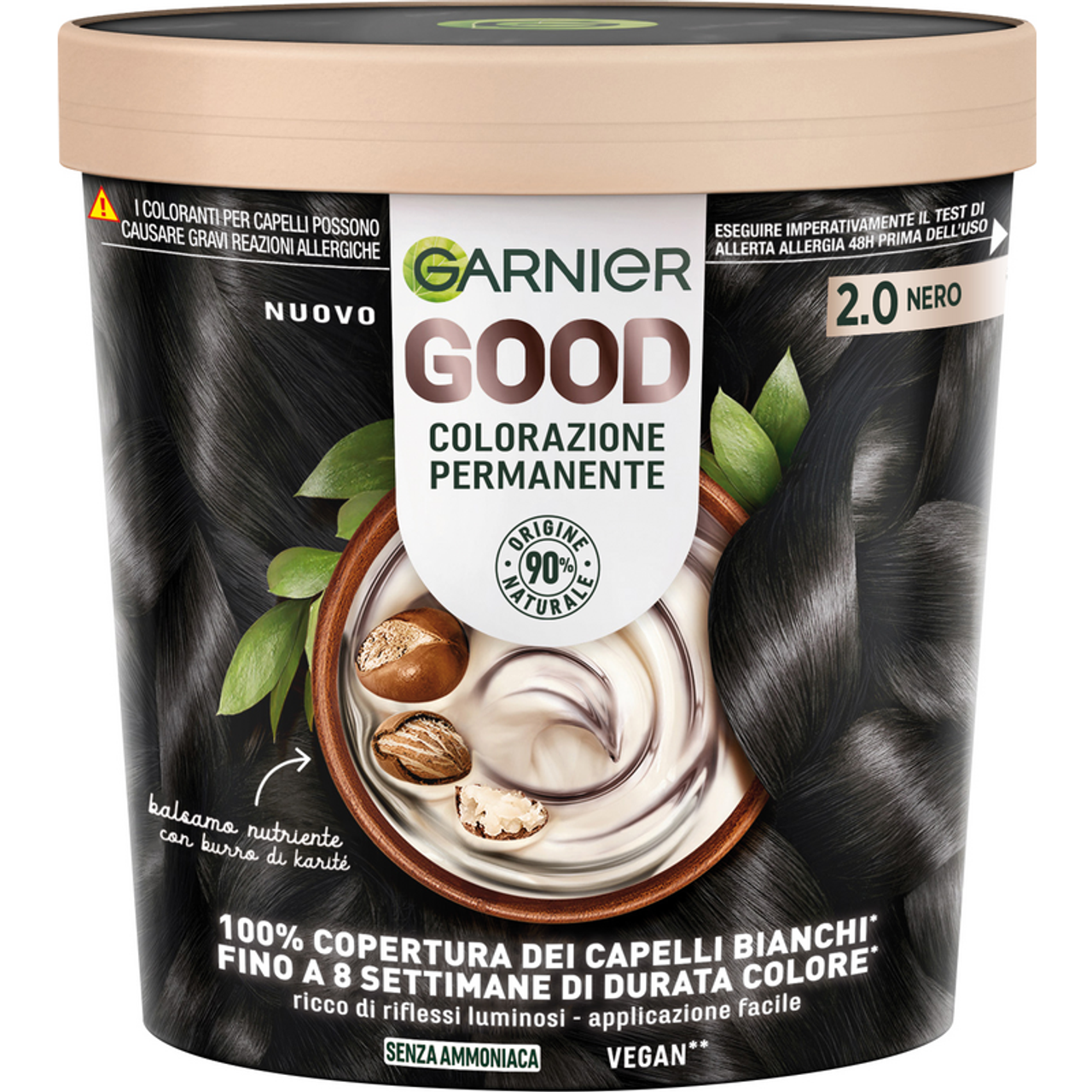 GARNIER GOOD PERMANENT COLOR BLACK 2.0