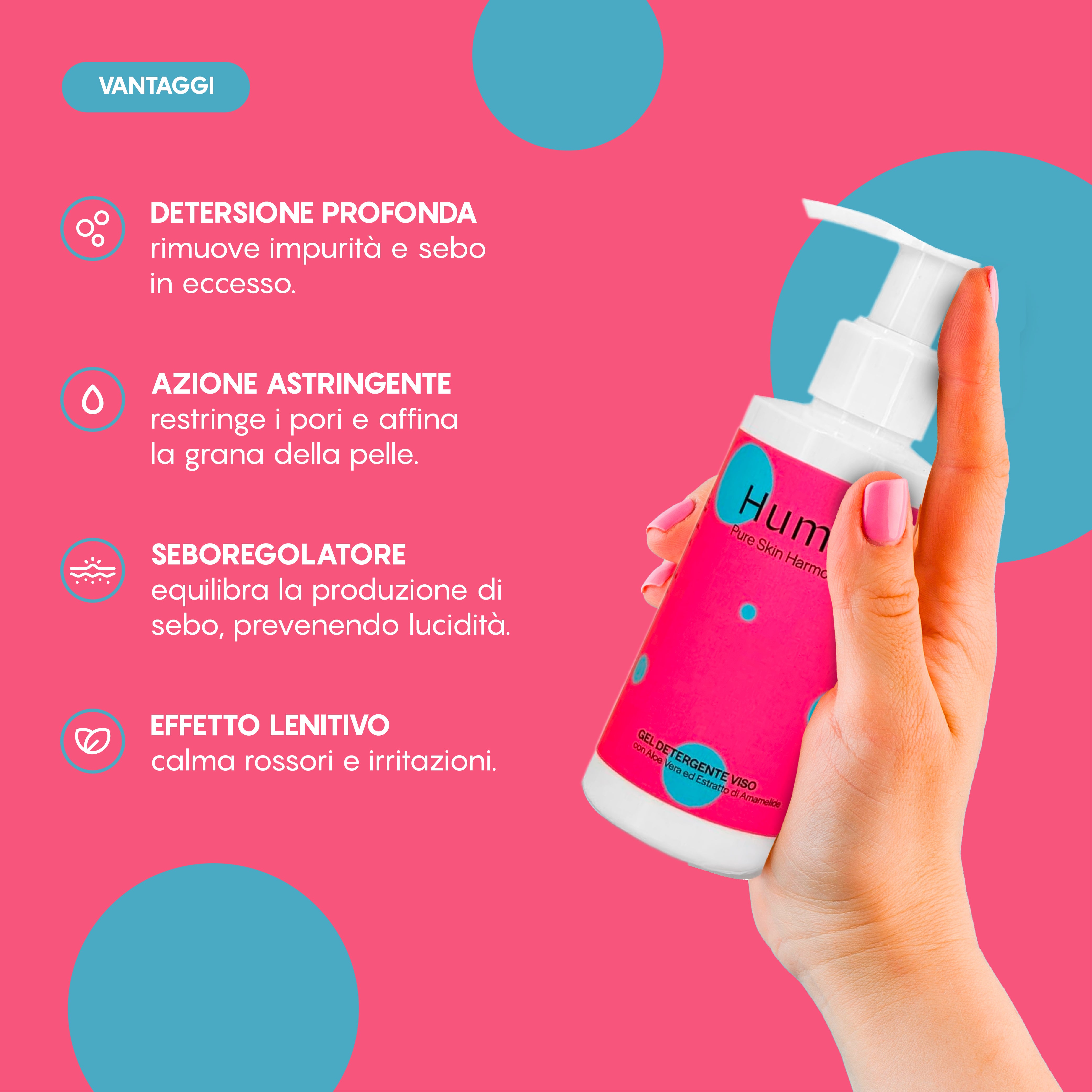 HUMEA GEL NETTOYANT VISAGE 150 ML