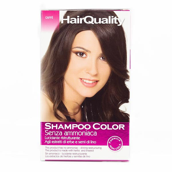 HAIR QUALITY SHAMPOO COLORORANTE CAPELLI CAFFE - Tre Pi Profumerie