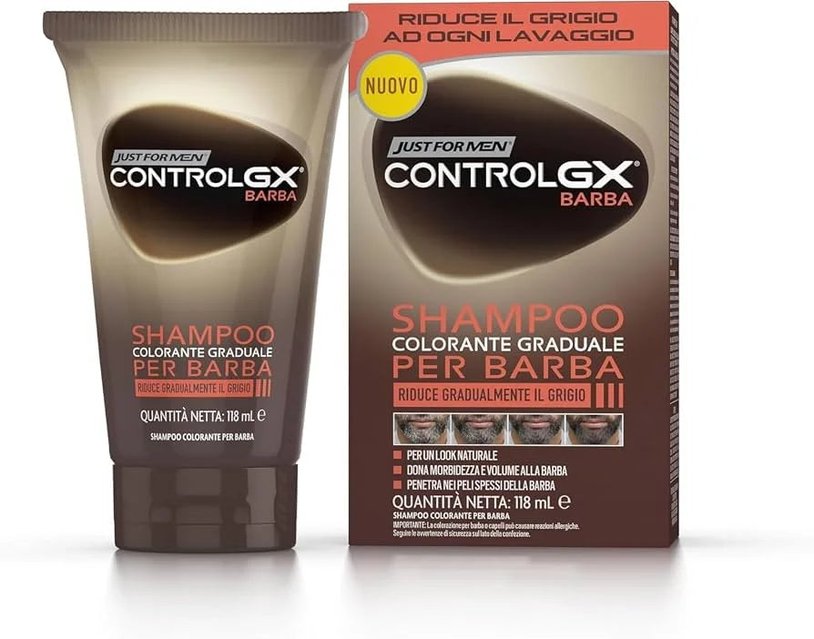 JUST FOR MEN CONTROL GXSHAMPOO COLORANTE GRADUALE PER BARBA