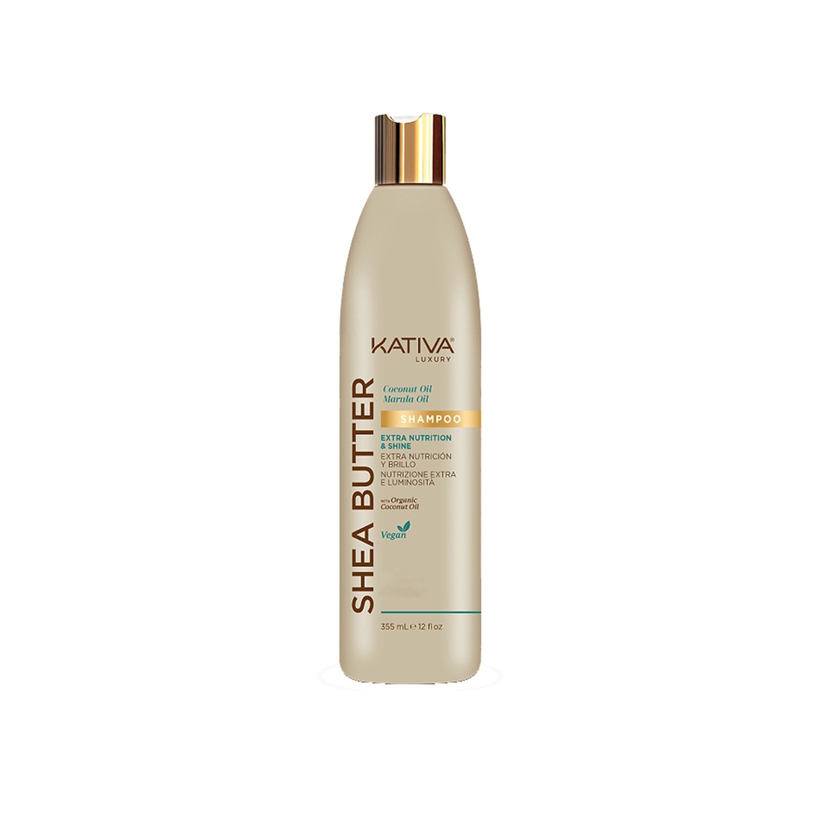 KATIVA SHAMPOOING NUTRITION ET LUMINOSITÉ AU BEURRE DE KARITÉ 355 ML