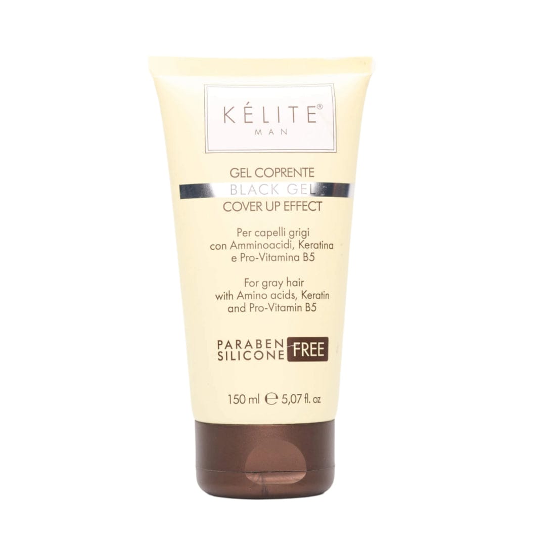 KELITE MAN BLACK GEL COVER UP EFFECT PER CAPELLI GRIGI 150 ML