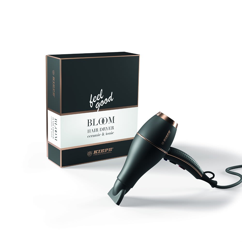 KIEPE ASCIUGACAPELLI BLOOM NERO 2000 WATT