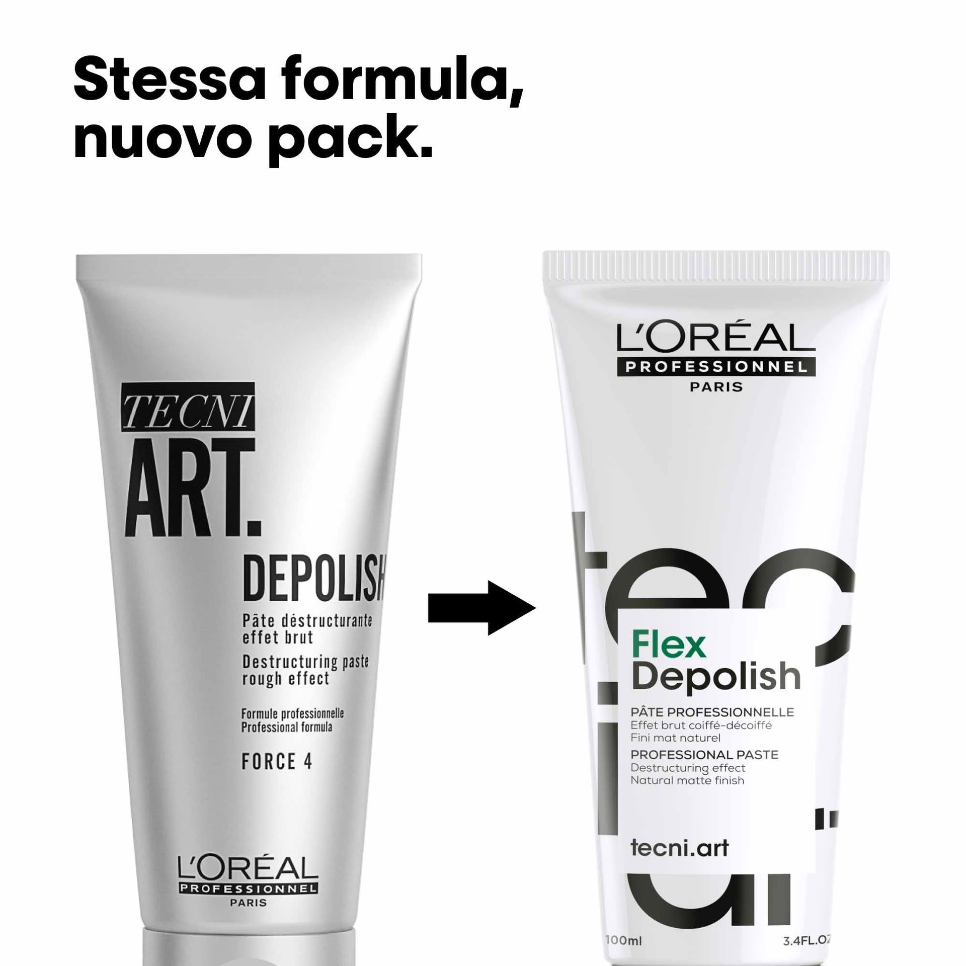 L'OREAL TECNI ART DEPOLISH DESTRUCTURING PASTE FORCE 4 100 ML