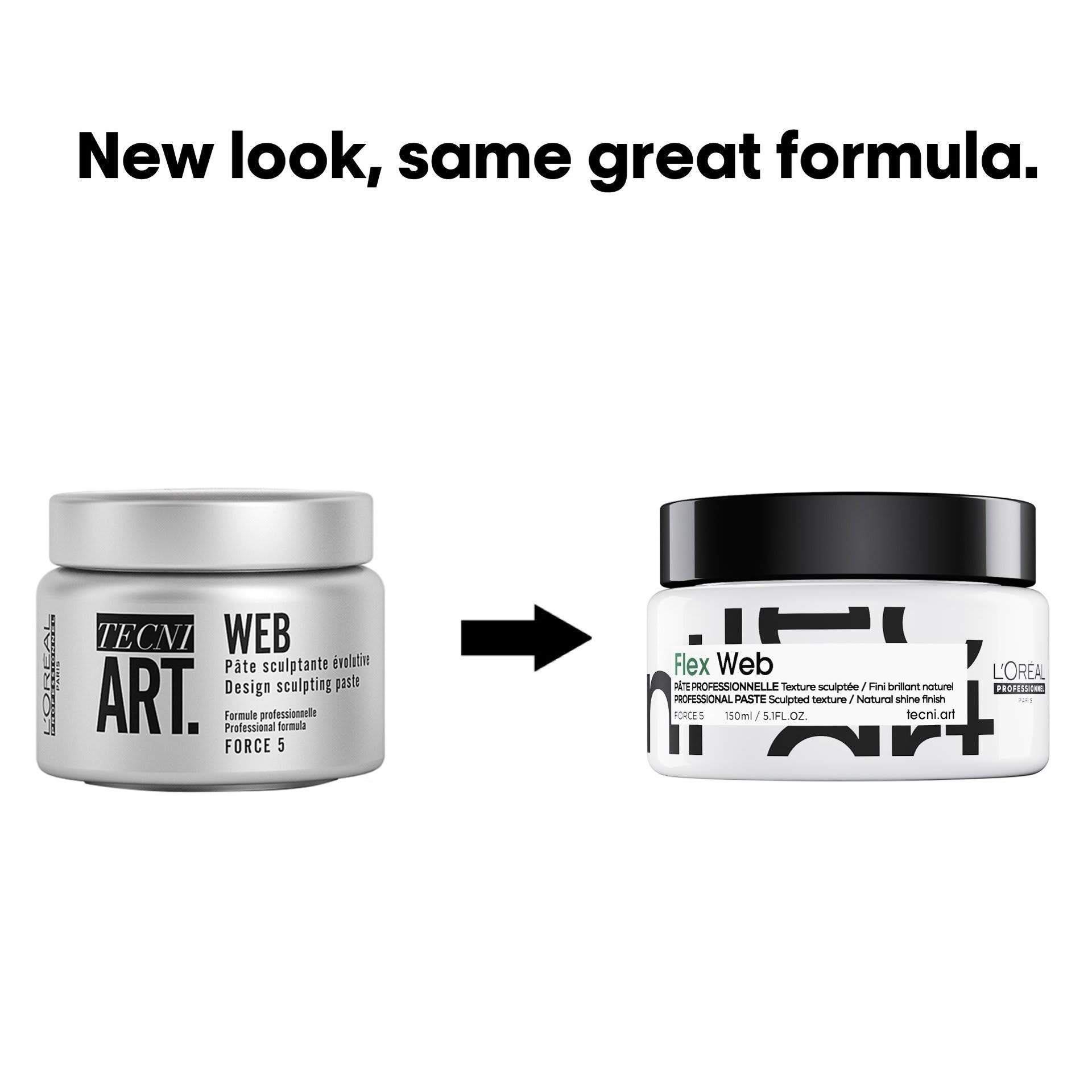 L'OREAL TECNI ART FLEX WEB DESIGN SCULPTING PASTE 150 ML