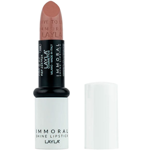LAYLA IMMORAL SHINE LIPSTICK ROSSETTO MY BAE 03 - Tre Pi Profumerie