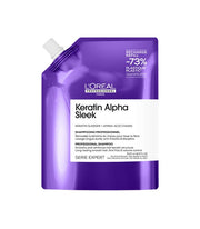 L'OREAL EXPERT KERATIN ALPHA SLEEK REFILL SHAMPOO LITRO CAPELLI