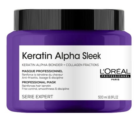 L'OREAL PROFESSIONNEL MASCHERA CAPELLI KERATIN ALPHA SLEEK 500 ML