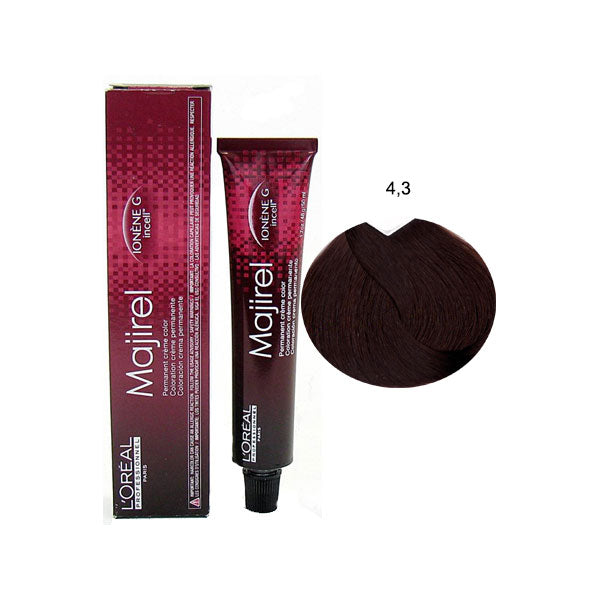L'OREAL PROFESSIONNEL MAJIREL CASTANO DORATO 4,3 - Tre Pi Profumerie