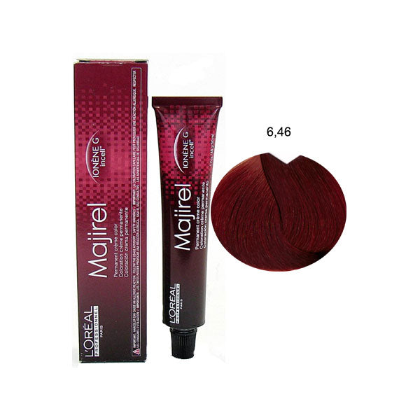 L'OREAL PROFESSIONNEL MAJIREL BIONDO SCURO RAME ROSSO 6,46 - Tre Pi Profumerie