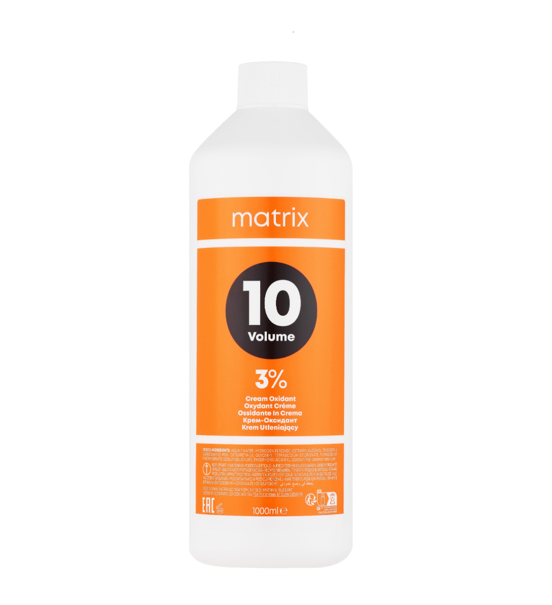 MATRIX COLORINSIDER OXIDIZING EMULSION 3% 10 VOLUMES 1000 ML