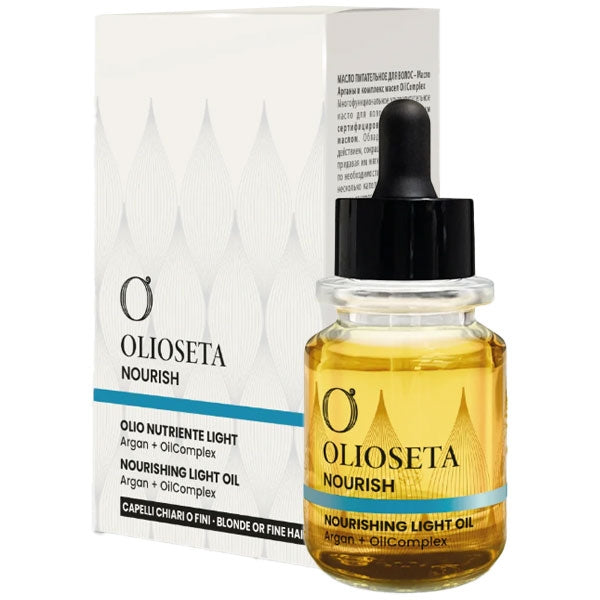 OLIOSETA NOURISH OLIO CAPELLI NUTRIENTE LIGHT 30 ML - Tre Pi Profumerie
