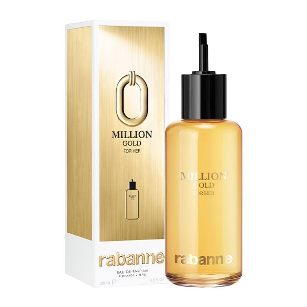 PACO RABANNE MILLION GOLD FOR HER EDP 200 ML RICARICA - Tre Pi Profumerie