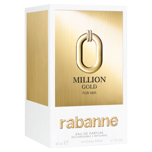 PACO RABANNE MILLION GOLD FOR HER EDP 50 ML RICARICABILE - Tre Pi Profumerie